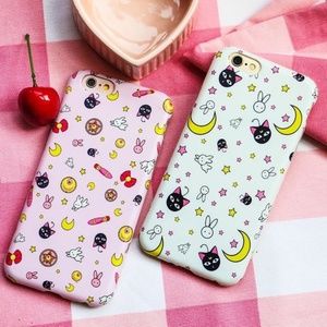 iPhone 6 Plus❤️pink sailor moon logo phone case
